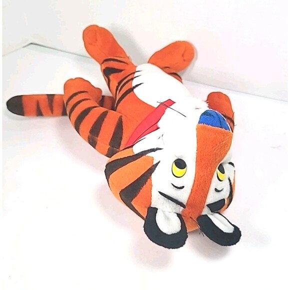 Vintage Tony the Tiger 14” Poseable Arms & Tail Plush Toy Frosted Flakes 1993 - Picture 6 of 7